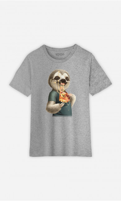T-Shirt Enfant Sloth Eat Pizza