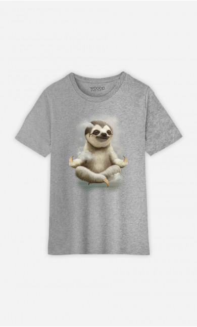 T-Shirt Enfant Sloth Meditate
