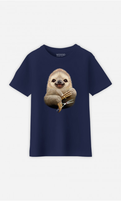 T-Shirt Enfant Sloth Barber