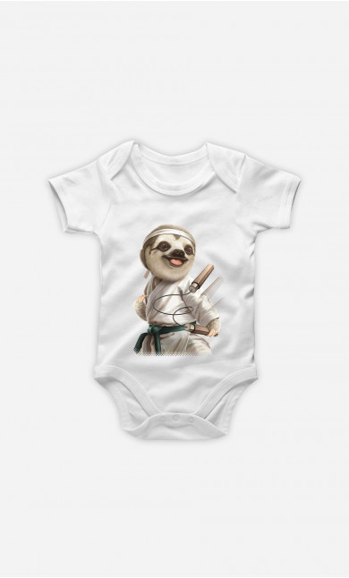 Body Bébé Karate Sloth