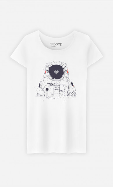 T-shirt Femme Astronaut Love