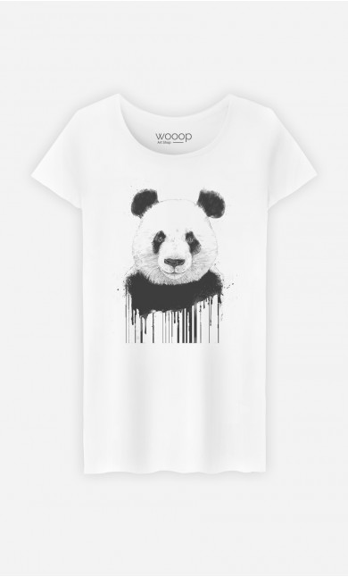 T-shirt Femme Graffiti Panda