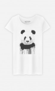 T-shirt Femme Graffiti Panda