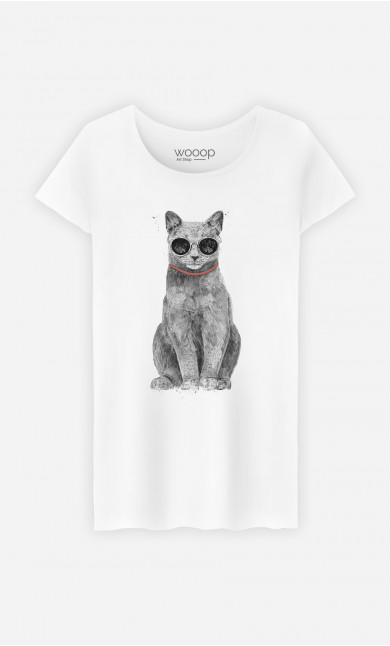 T-shirt Femme Summer Cat