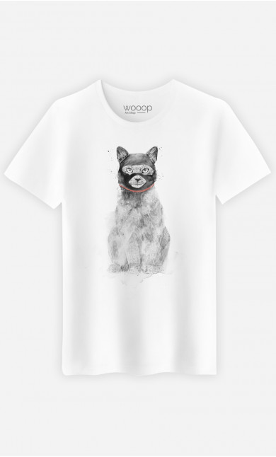 T-shirt Homme Masked Cat