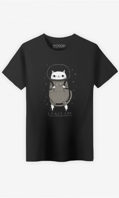 T-Shirt Homme Space Cat