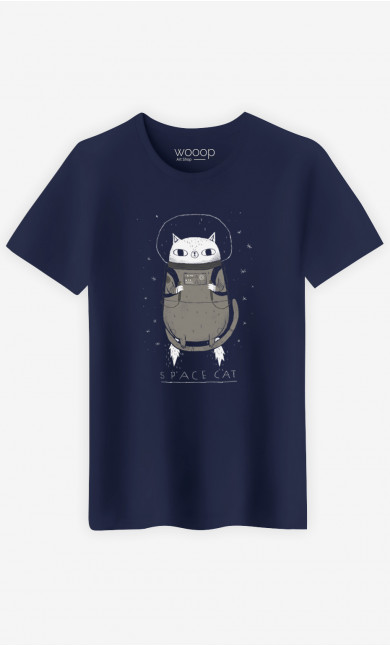 T-Shirt Homme Space Cat