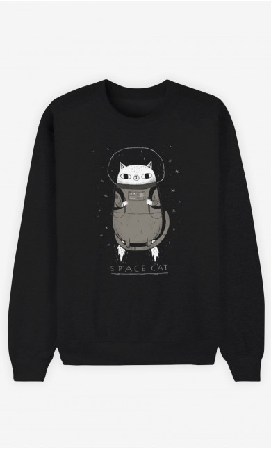 Sweat Homme Space Cat