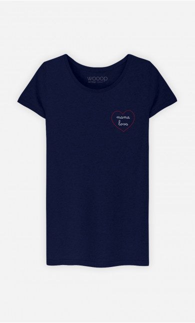 T-shirt Femme Mama Lova - Brodé