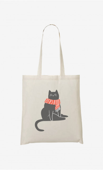 Tote Bag Unisexe Cold Cat