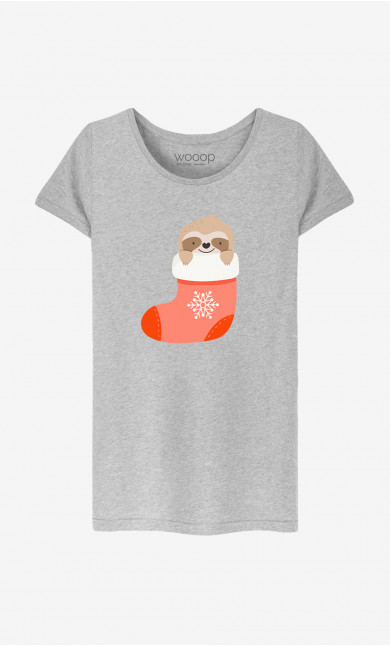 T-shirt Femme Sloth In Sock
